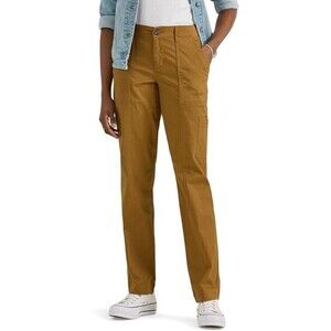 Lee womens Ultra Lux Comfort With Flex-to-go Utility Pant Ginger 18M